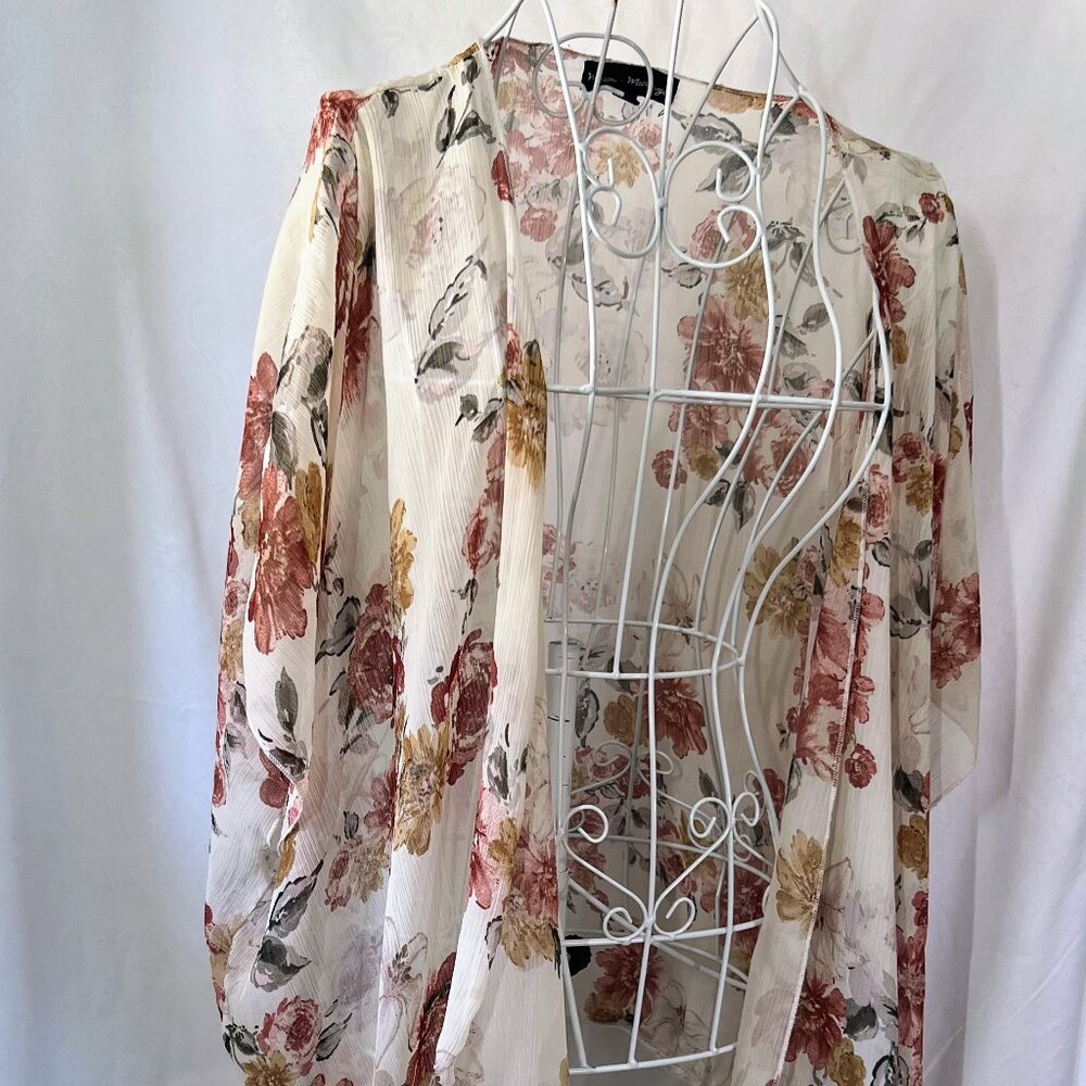 Mason Mackenzie Floral Translucent cardigan
